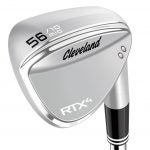 The Cleveland RTX-4 wedge features a muscleback design.