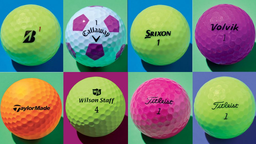 Vibrant covers usher in a whole new colored golf ball game