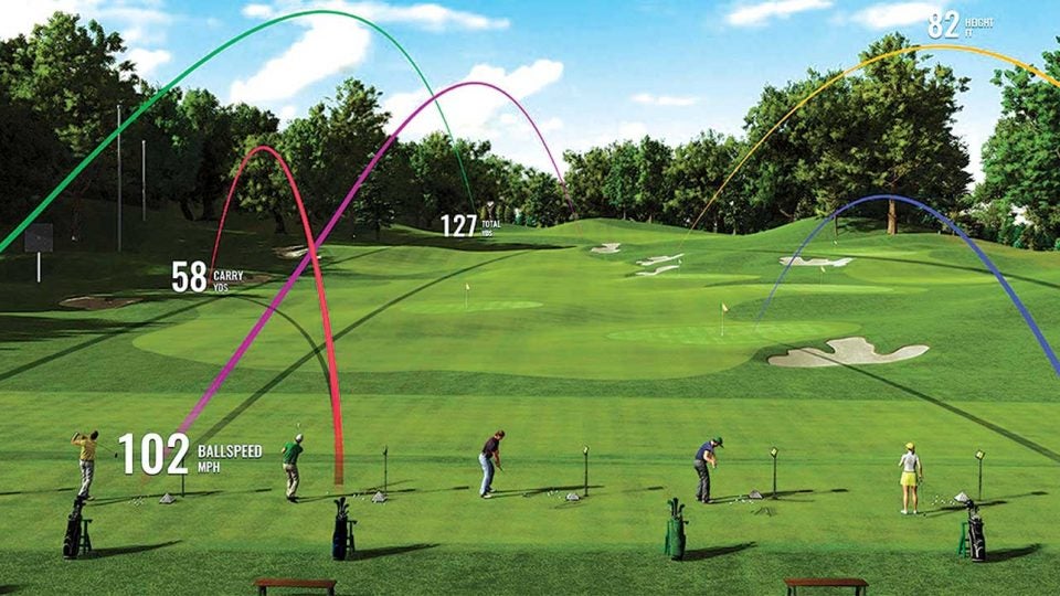 An illustration of what could be the new and improved golf range.