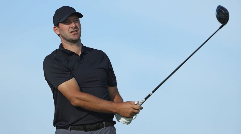 Tony Romo can be frequently seen playing golf when not calling football games for CBS.