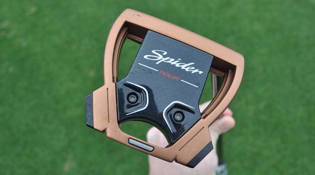 TaylorMade's new Spider X mallet putter offers a slimmed down profile compared to the original Spider.