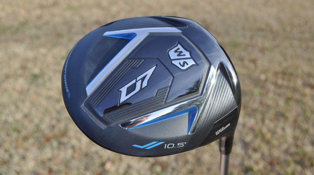 The head of Wilson Golf's lightweight D7 driver comes in at 192 grams.