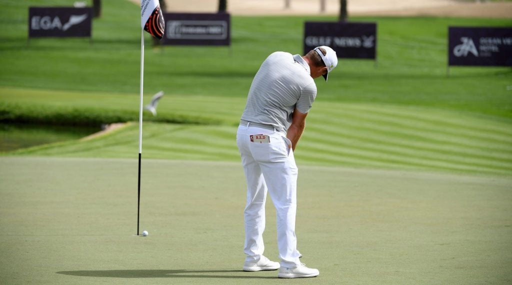 Pin-in putting has become a common practice on Tour.