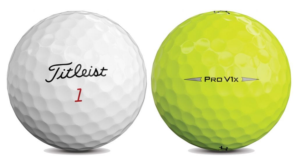 The new Titleist Pro V1x golf balls