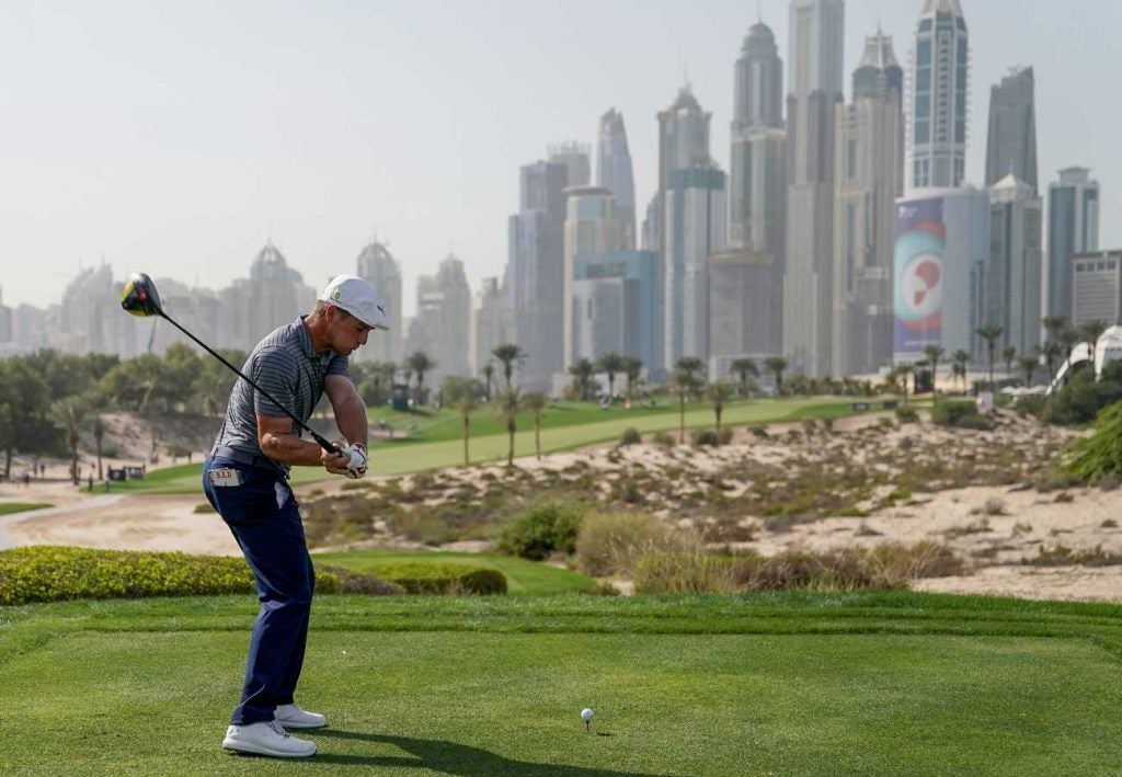 Bryson DeChambeau likes to tee it high.