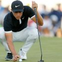 Cameron Champ wore black and white golf shoes to commemorate Black History Month at the Waste Management Phoenix Open.