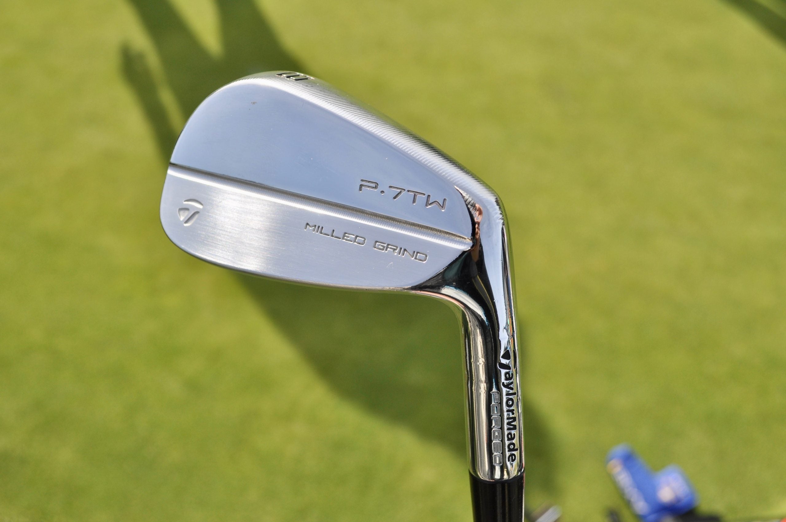 Tommy Fleetwood was the first player to put TaylorMade's Tiger-designed P7TW irons in play.