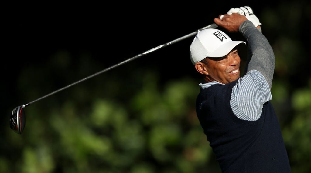 Tiger Woods is in contention heading into the final round of the Genesis Open.