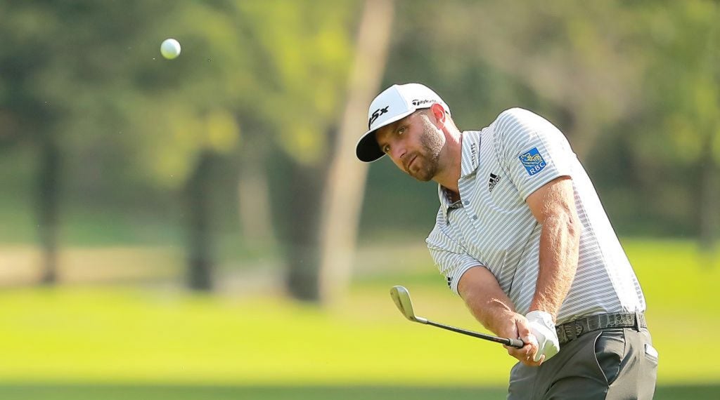 Dustin Johnson is the leader through three rounds at the WGC-Mexico Championship.