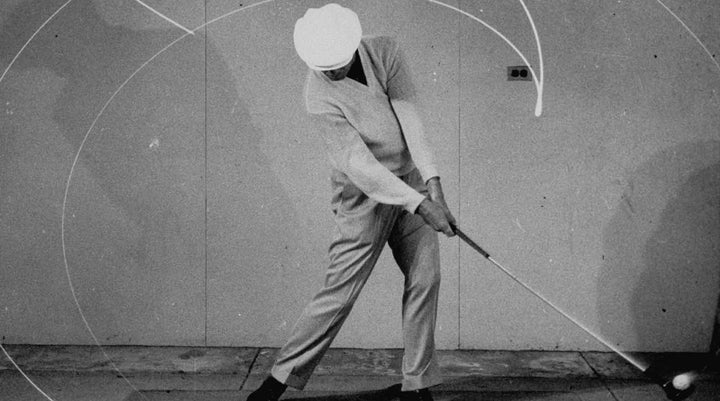 Ben Hogan focusing on the mental aspect of golf