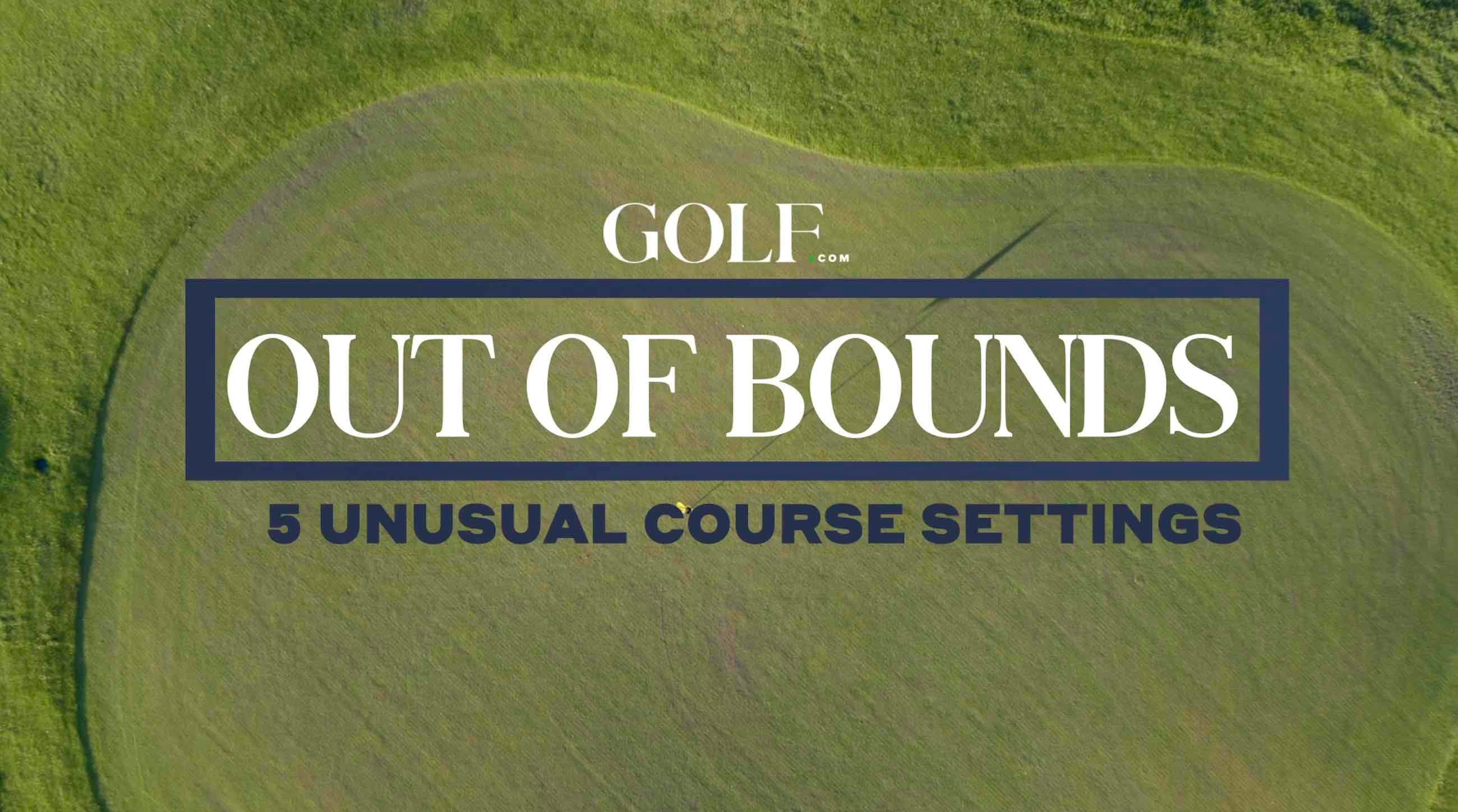 if you go out of bounds in golf