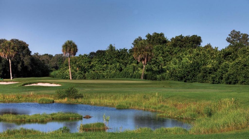 Like many courses in Florida, Rolling Green brings the natural landscape into play.