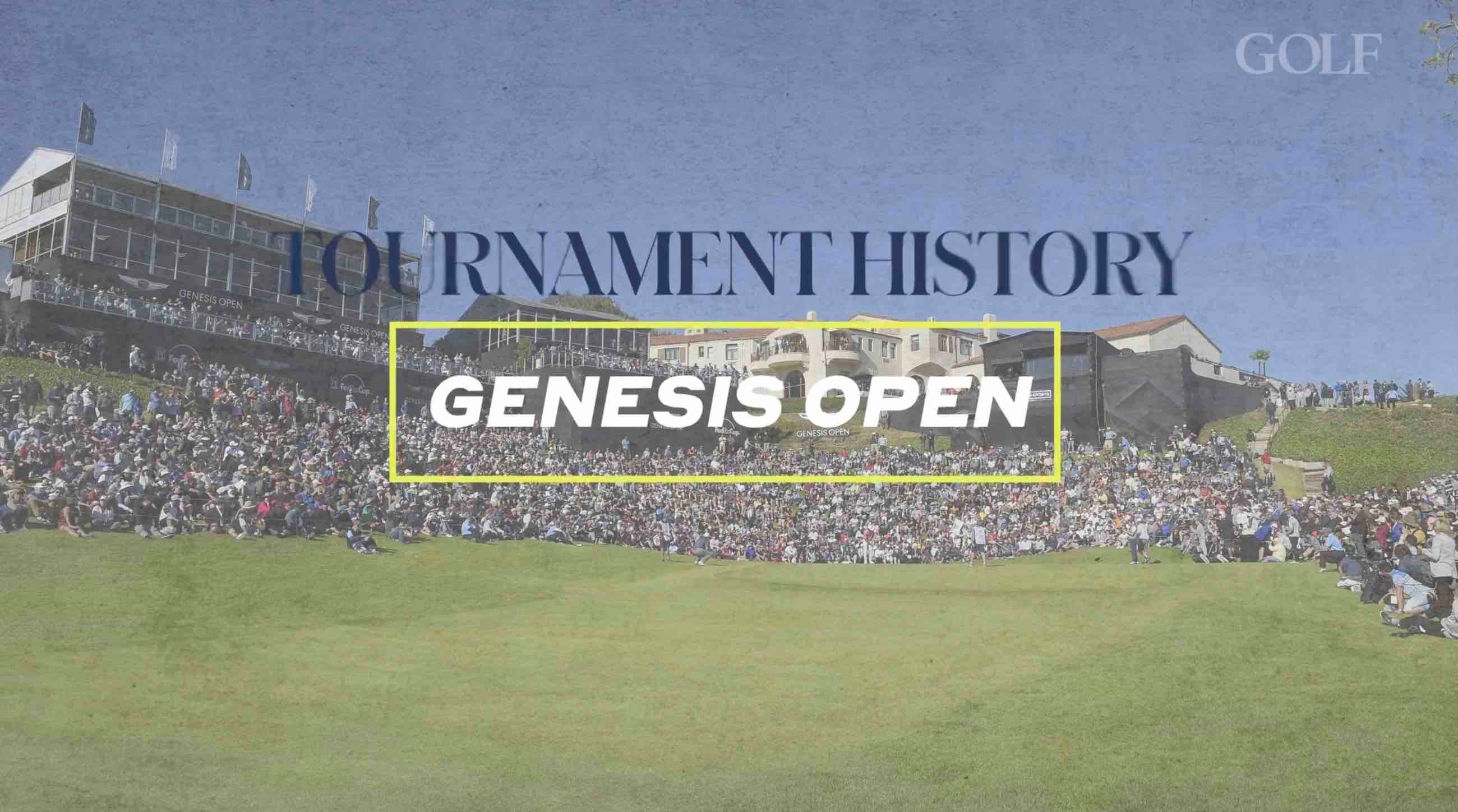 Tournament History Genesis Open Golf