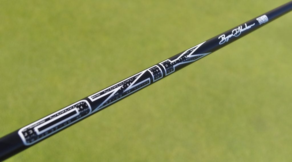 LA Golf created a Matrix signature putter shaft for Bryson DeChambeau