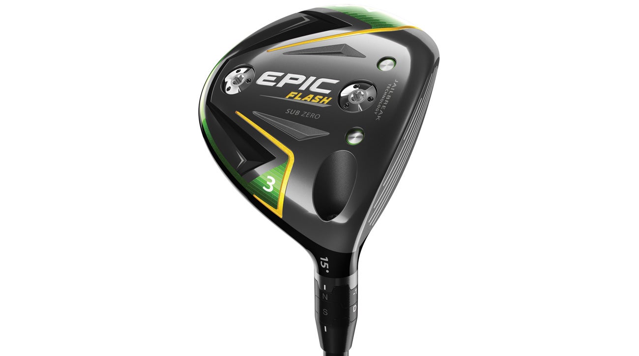 Callaway Epic Flash Sub Zero fairway wood.