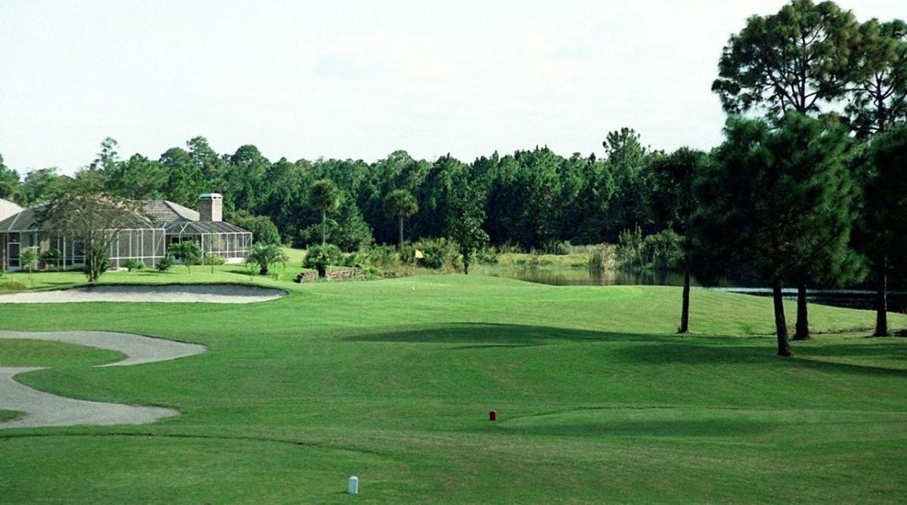 The South Course at Pelican Bay features waterways on 15 of its holes.