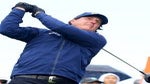Phil Mickelson hits a drive during the third round of the 2019 AT&T Pebble Beach Pro-Am