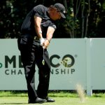 Phil Mickelson tees off during last year's WGC-Mexico Championship
