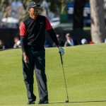 Tiger Woods had an outside chance to win the Genesis Open before four late bogeys derailed him