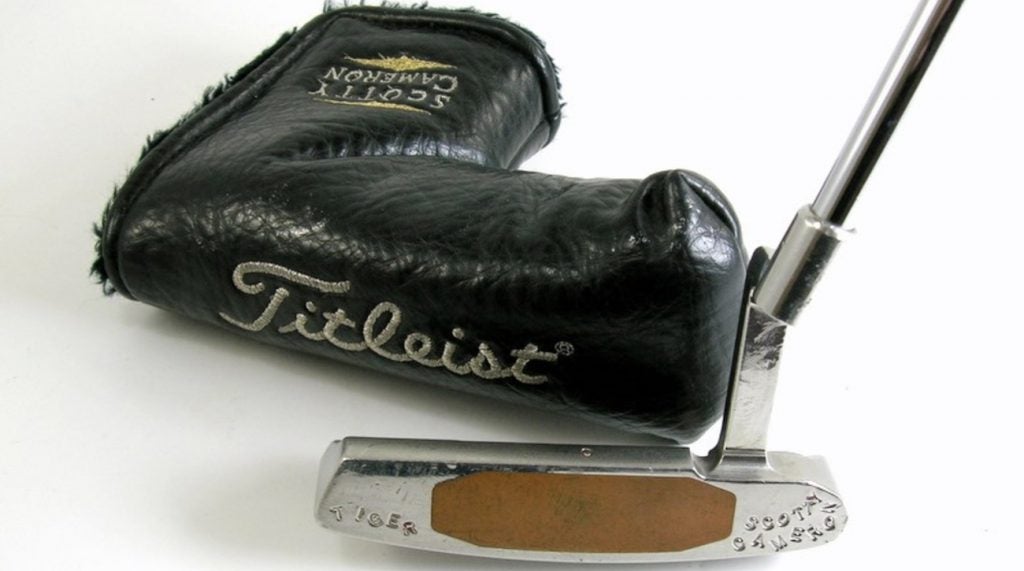 Tiger Woods personally used this Scotty Cameron putter prior to the 1997 season. It recently sold at auction for almost $23,000.