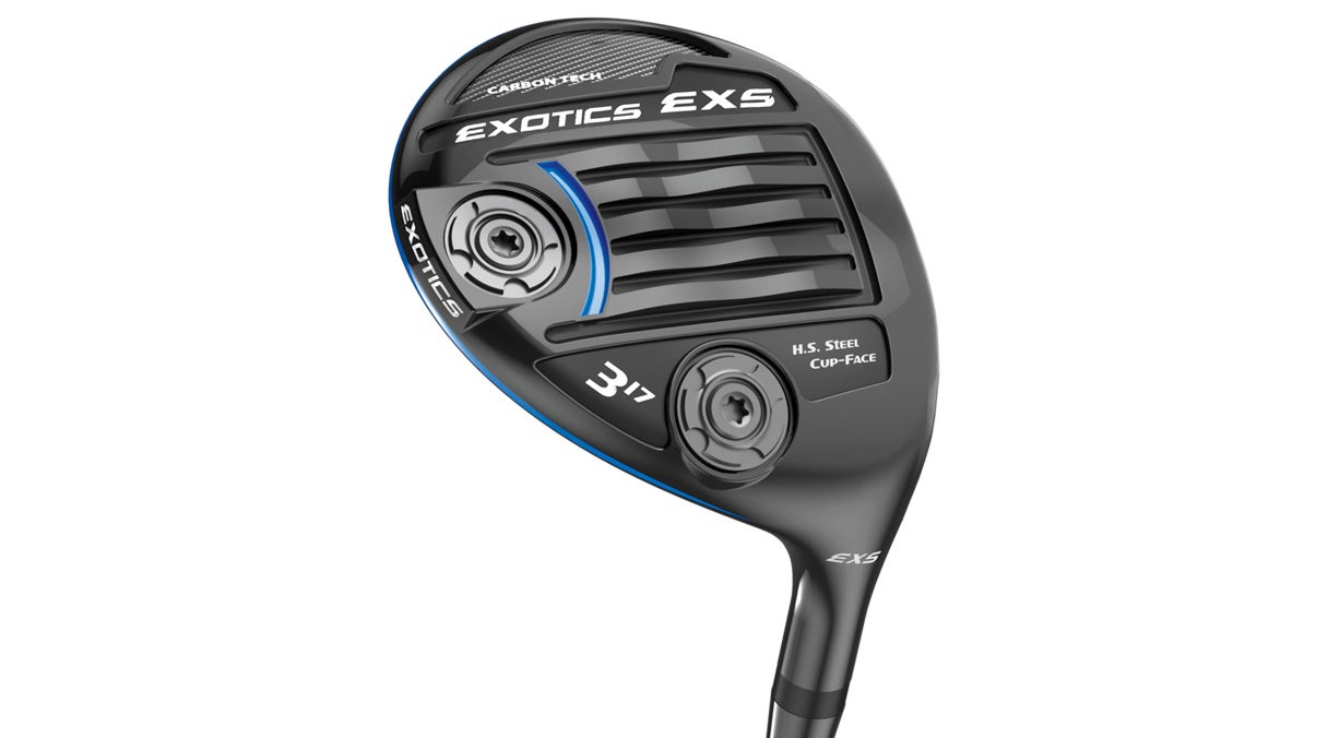Tour Edge Exotics EXS fairway wood.