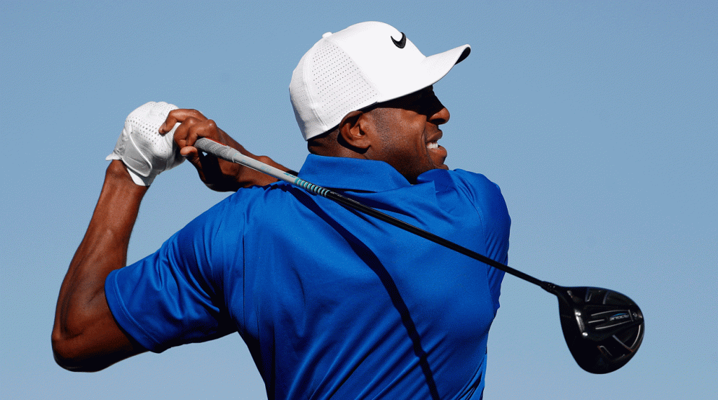 Andre Iguodala at the Ellie May Classic's Celebrity Shootout in 2018.