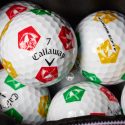 Callaway's Arnold Palmer Umbrella Chrome Soft Truvis golf balls.