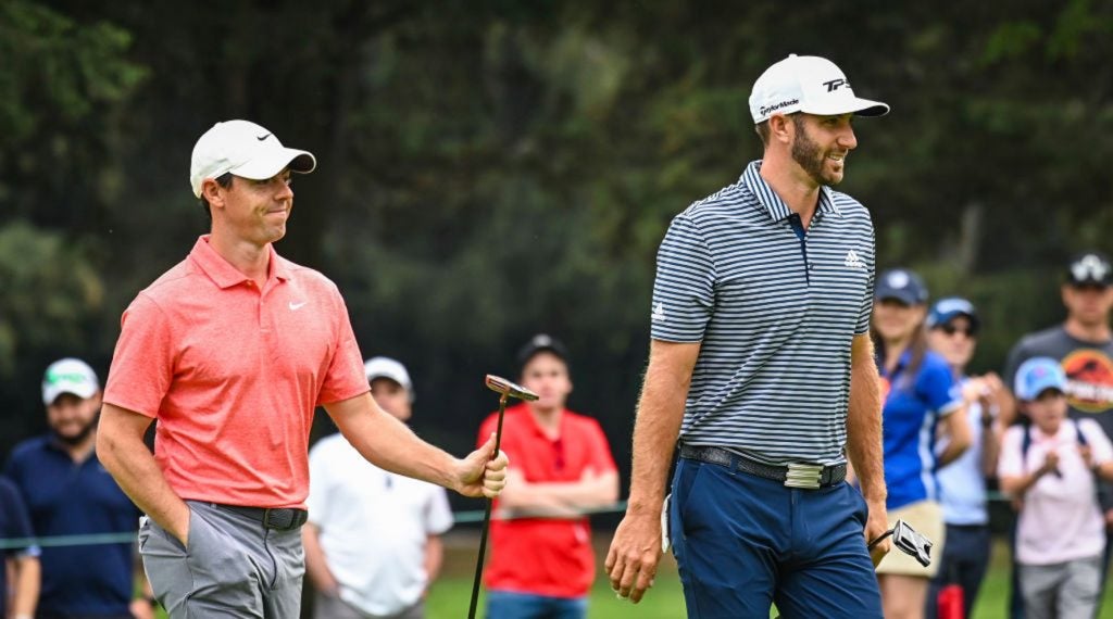 Dustin Johnson and Rory McIlroy are the favorites to win at the WGC-Dell Technologies Match Play.