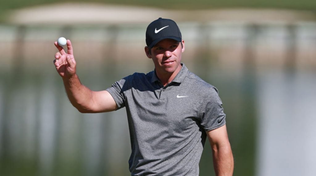 Paul Casey holds a one-shot lead at the Valspar Championship.