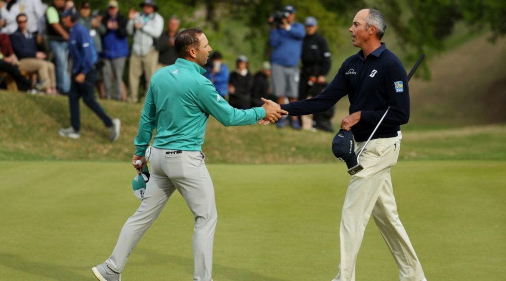 Sergio Garcia and Matt Kuchar had an awkward day on Saturday.