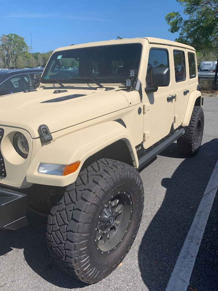 Billy Horschel's tricked-out Jeep.