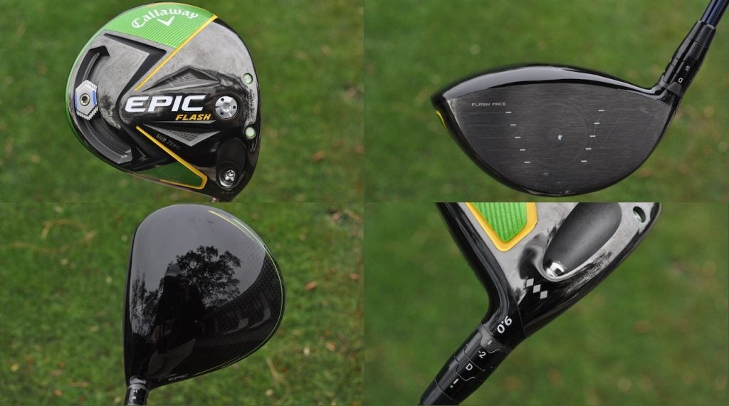 Francesco Molinari's Callaway Epic Flash Sub Zero driver. 