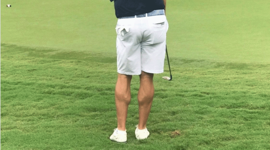 Phil posted this photo of his calves to celebrate the PGA Tour's announcement that shorts would be allowed during tournament pro-ams and practice rounds.