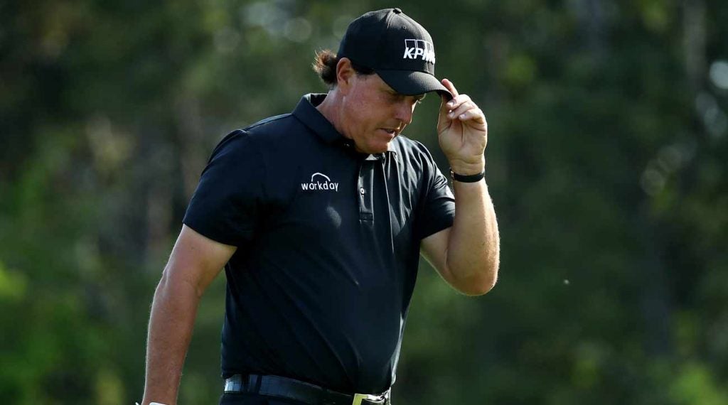 Phil Mickelson denied any wrongdoing in the college admissions scandal.