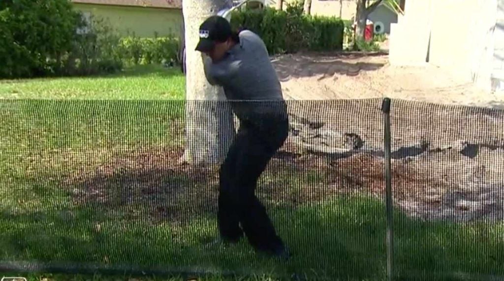 Phil Mickelson Righty OB Fence