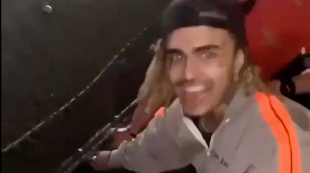 Rapper Lil Pump miraculously found his expensive bling that he lost while swinging at Topgolf.