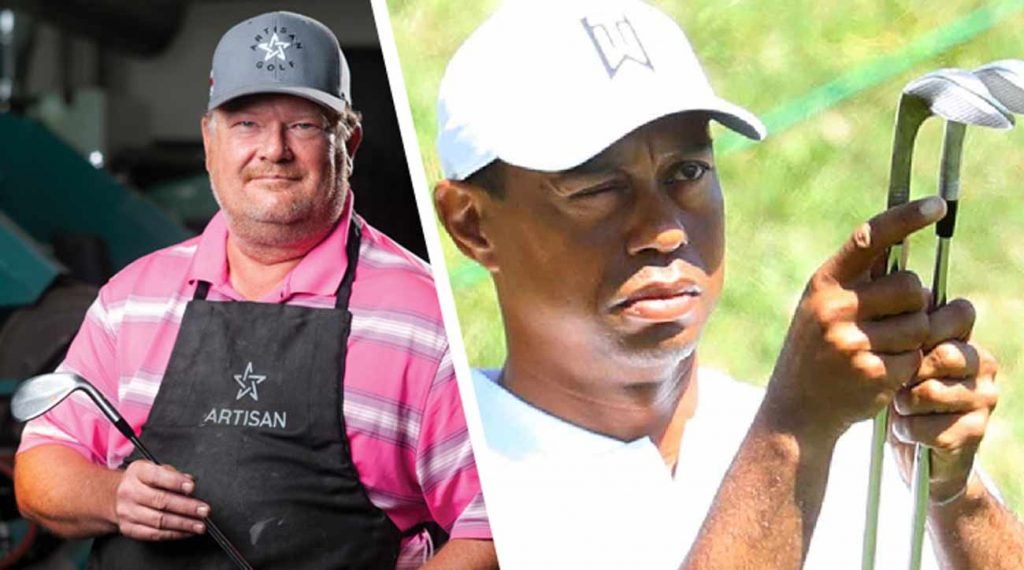 Tiger Woods and Mike Taylor have been working together on clubs for quite some time.