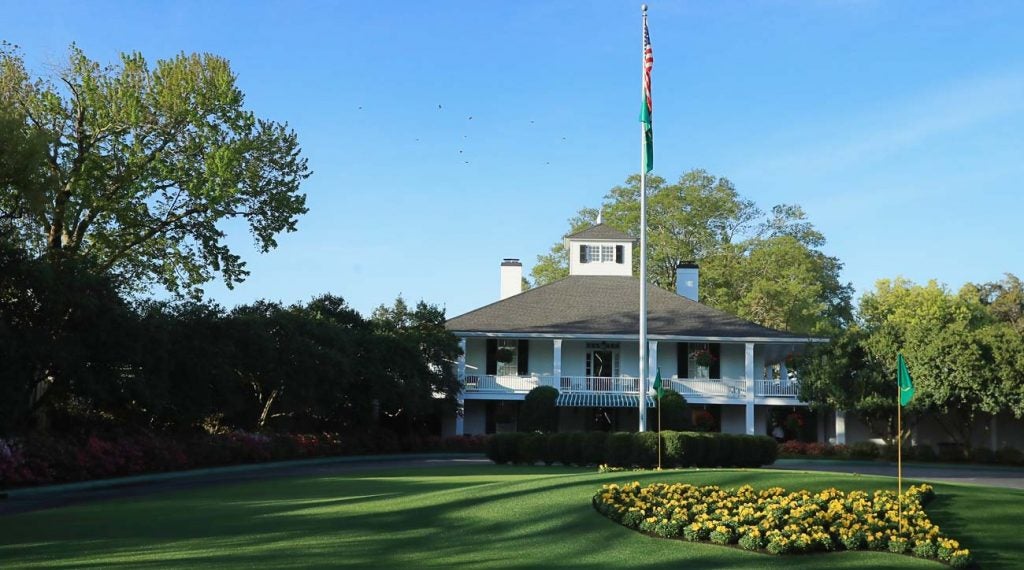 The clubhouse at Augusta National Golf Club.