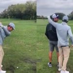 Terrifying trick shot by Bryson DeChambeau