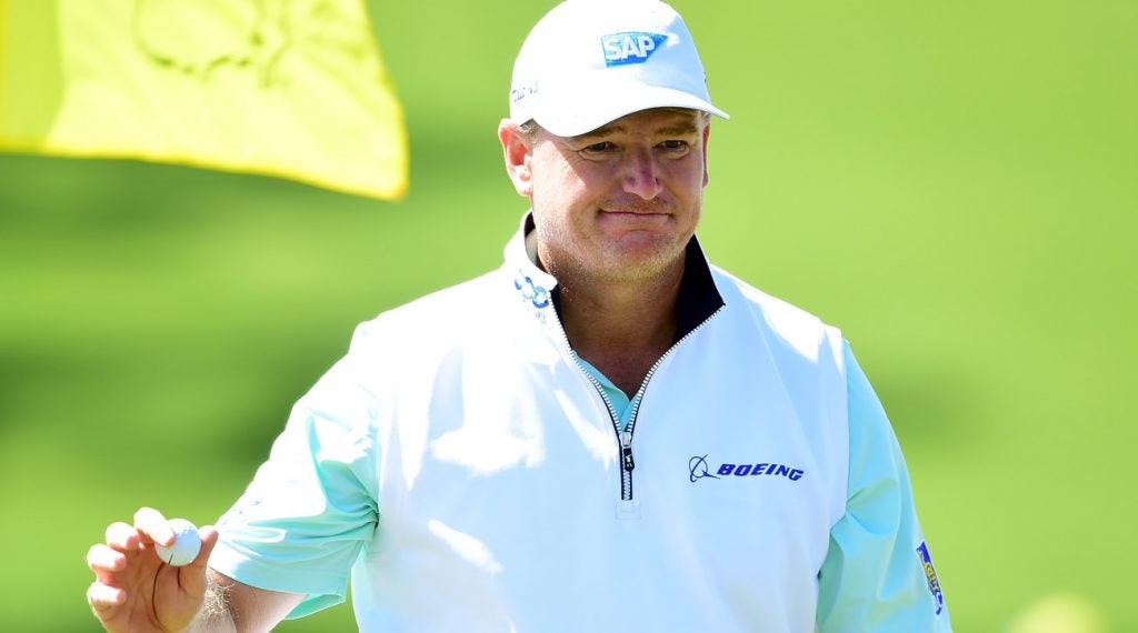 Ernie Els at 2016 Masters at Augusta National
