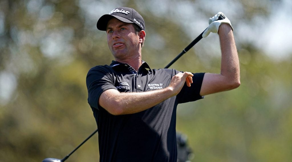 Webb Simpson during the second round of the 2019 Players Championship at TPC Sawgrass