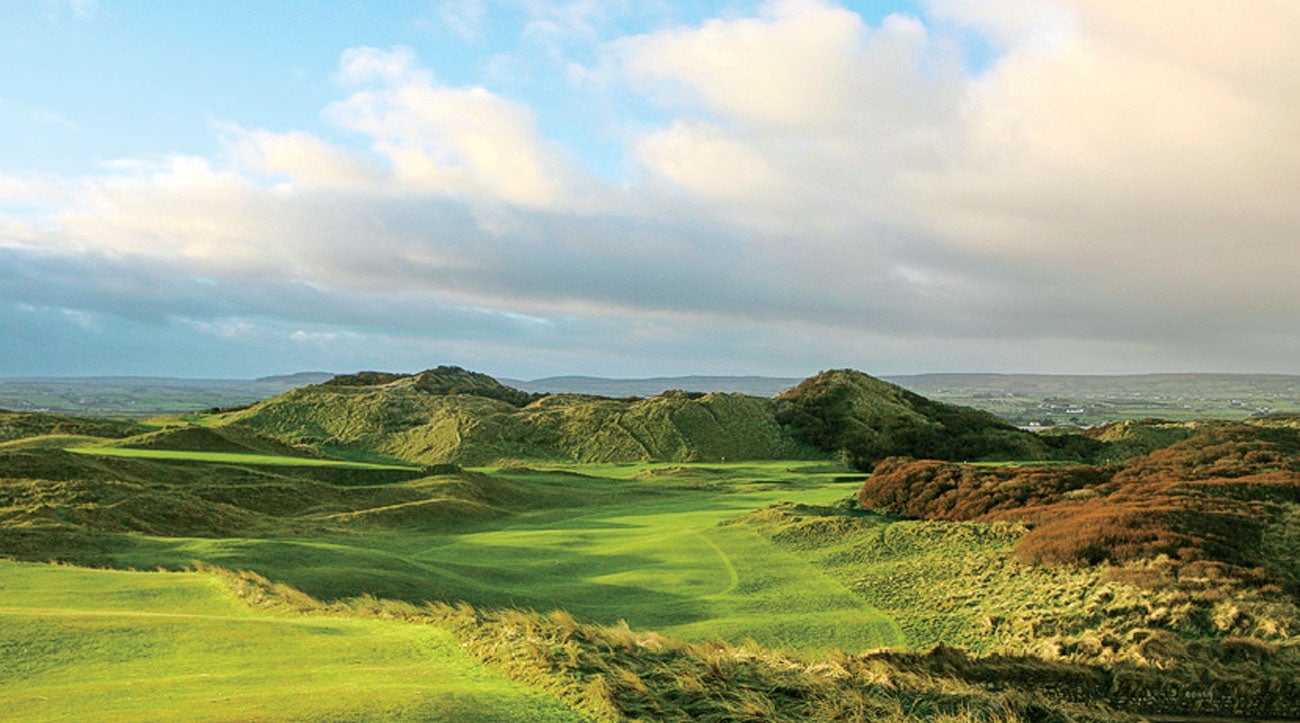 The opening tee at Portstewart in Northern Ireland.