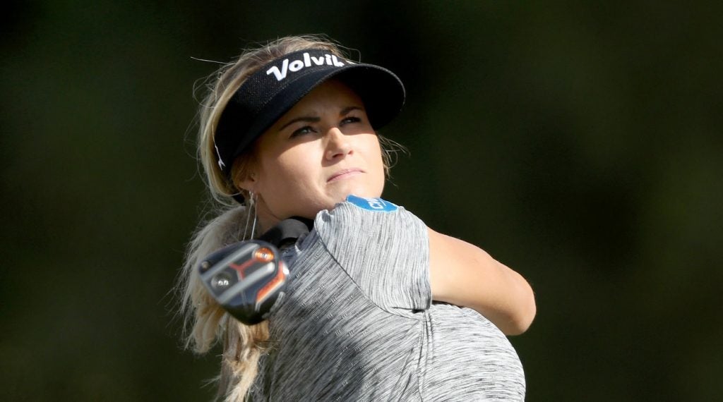 Carly Booth eyes her shot at the Omega Dubai Ladies Classic in December.