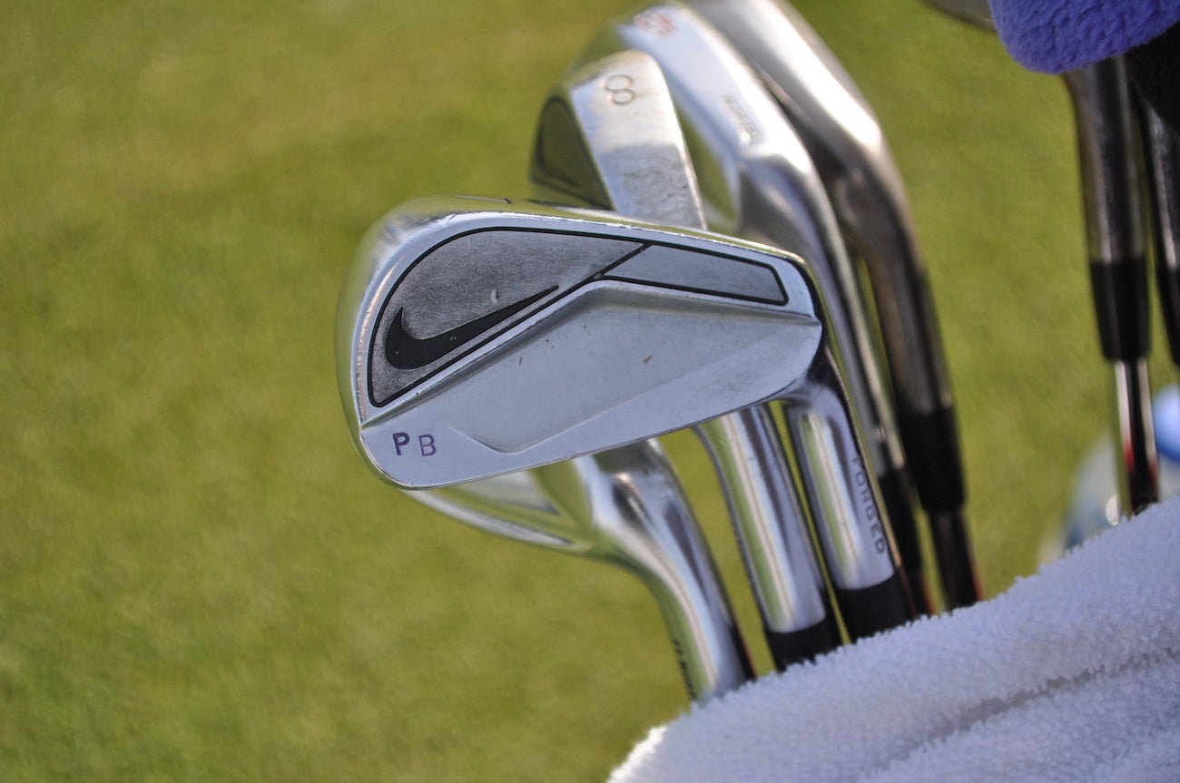 Paul Barjon qualified for the Valero Texas Open with a set of Nike Vapor Fly Pro irons. 