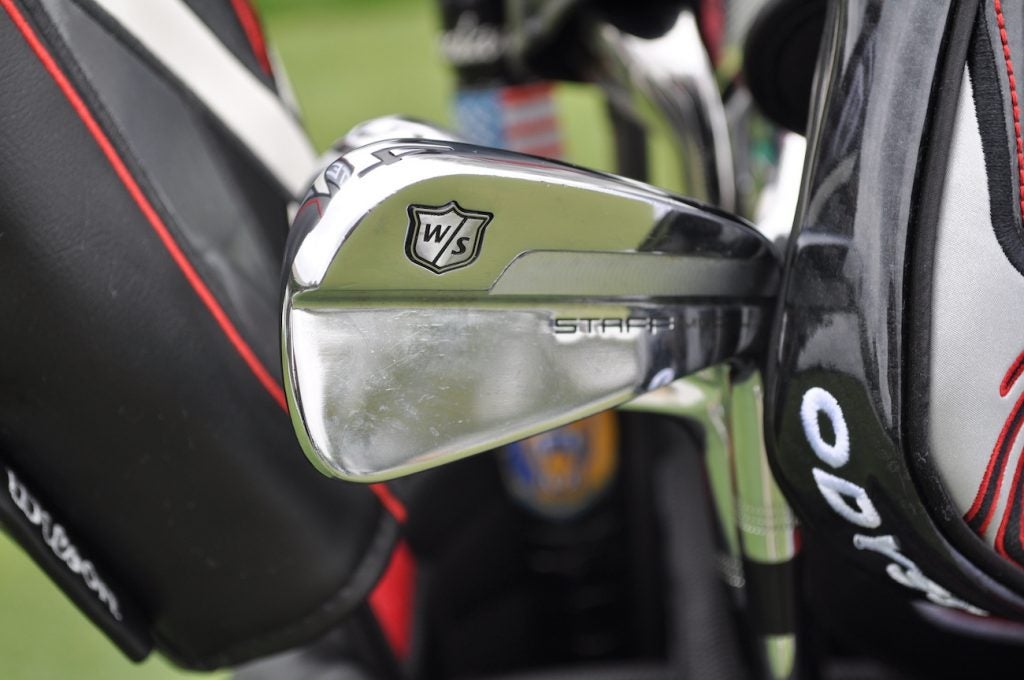 Brendan Steele offered feedback during the creation of Wilson's Staff Blade Model blades. 