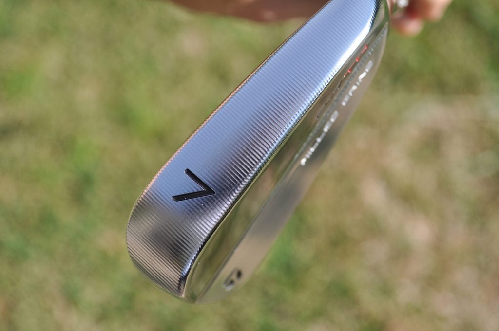 With Tiger Woods' feedback the number is larger on the sole. 