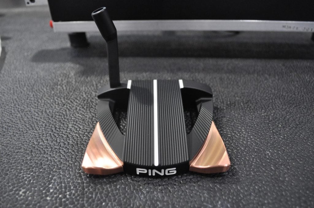 Ping recently unveiled a Tour-only PLD Bruzer mallet. It was named after Chairman & CEO John A. Solheim’s dog. 