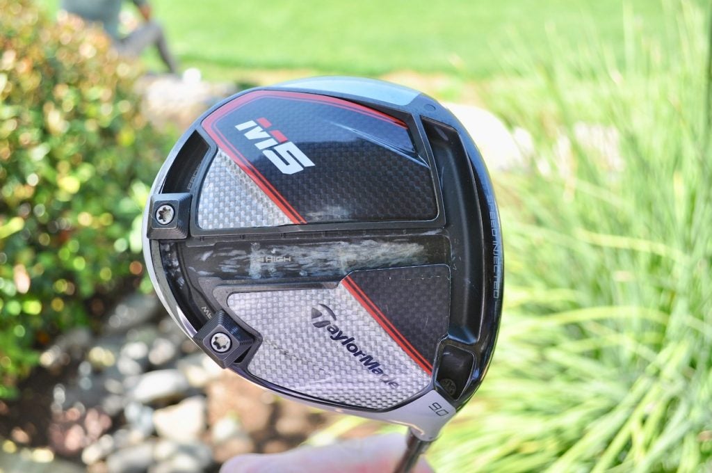 Tiger Woods' TaylorMade M5 driver. 