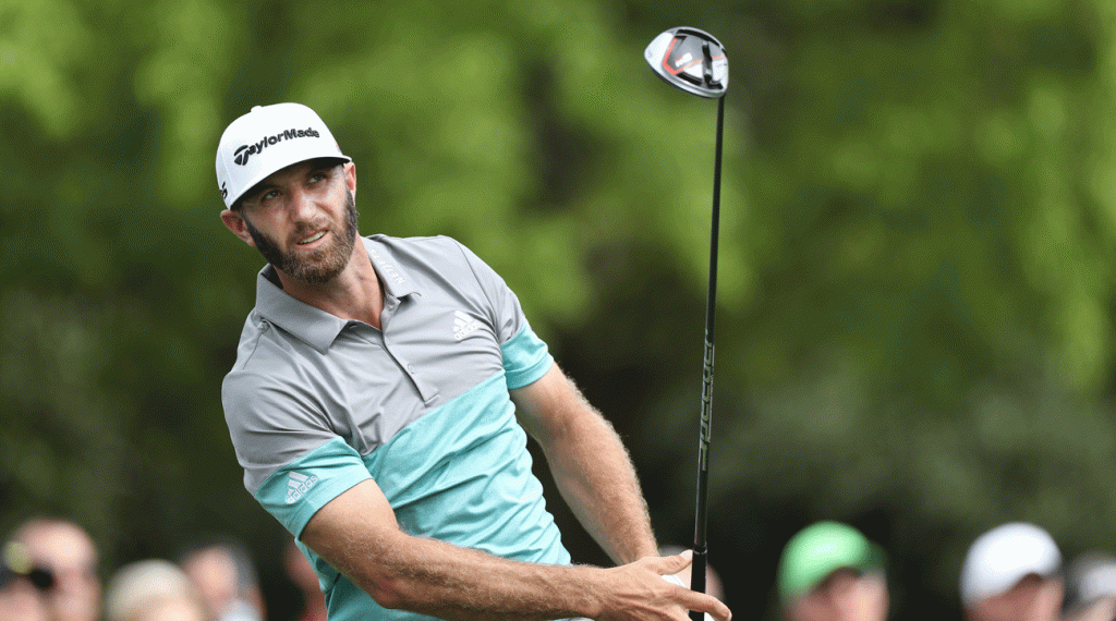 Dustin Johnson is seeking his second major championship this week. He's one shot back after two rounds.