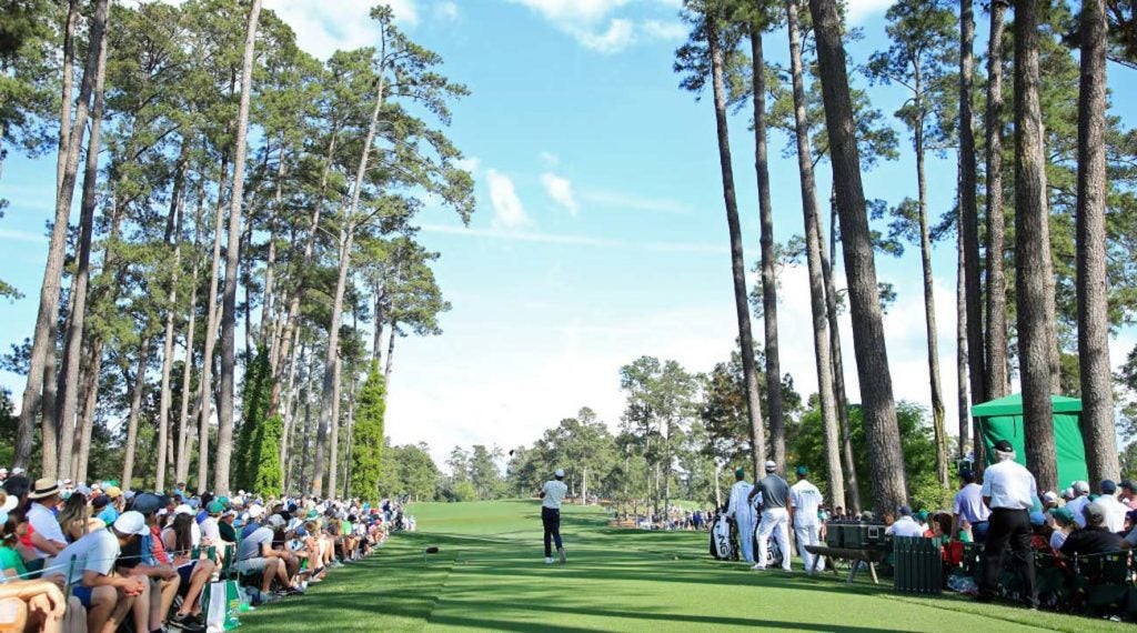 The final round of the Masters will be moved up to an earlier start time on Sunday.